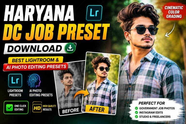 Haryana dc jobs presets